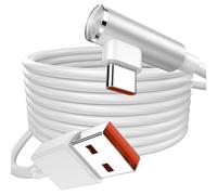 Câble USB C 3 m 6A 120W Coudé 90 Degrés pour Xiaomi 17 15T 14T 13 12 11 Pro | Cable Type C Charge Rapide pour Redmi Note 17 15 14 13 12 11 10 Pro pour POCO X8 Pro Max F8 M8 X7 F7 X6 X5 X4 C85 Pad 8 7 6 5