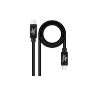 Câble USB-C 4 M/M 1m 240W (Noir)