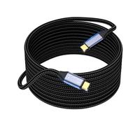 cable usb c 4m,Cable USB C vers USB C 10 Gbps, Câble USB 3.1 Gen2, 100W 20V/5A câble usb c charge rapide, Transmission vidéo 4K @ 60Hz Compatible with MacBook pro Samsung Galaxy Pixel Dell