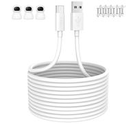 Câble USB C 5m,Câble USB C Charge Rapide pour Xiaomi Mi Magnetic Mount Caméra de Surveillance 2K,Mi Wireless Outdoor Security Camera 1080P,Câble USB Type C Câble de Chargement pour Caméra de Sécurité