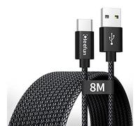 Câble Usb C 8M, Extra Long Usba Vers Usbc 2.0, Compatible Avec Samsung Galaxy S10 S9 S8 S10+ S9+ S8+, A13 A12 A52S A52 A53 A40 A41 A50 A51, P30 P20 Lite, Autres Appareils Usb-C[CAB9162048]