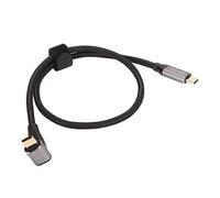 Câble USB C à 90 Degrés pour Steam Deck, Câble USB C à Angle Droit en Forme de L 10 Gbit/s, Compatible avec Les Appareils de Type C, Cordon de Charge Rapide PD100W Prend en Charge (150cm)