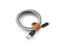 Câble USB C ADEQWAT vers USB 2M tressé Gris