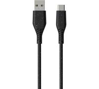 Câble USB C ADEQWAT vers USB noir 2m eco design