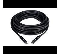 ATEN Câble optique actif UE3410F – Ultra HD avec USB-C, Noir, 10 m