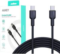 Câble USB-C Aukey CB-NCC2 BK PD 60W, 1,8m, m/m