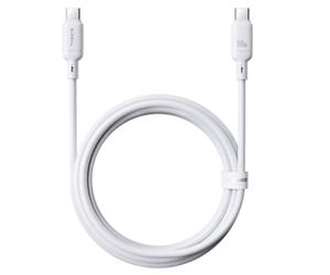 Câble USB-C Baseus Silky Series PD 100 W 2 m Blanc
