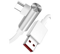 Câble USB C Charge Rapide 120W 6A 1m Coudé 90 Degrés pour Redmi Note 15Pro