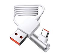 Câble USB C Charge Rapide 120W 6A pour Redmi Note 13 Pro 13 12 Pro 11 11s 13C,Câble USB C Coudé 90 Degrés 1,8M Câble USB Type C