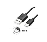 Cable USB-C Chargeur Noir pour Huawei HONOR 8 - Cable Type USB-C Port USB Data Chargeur Synchronisation Transfert Donnees Mesure 1 Metre