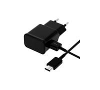 Cable USB-C + Chargeur Secteur Noir pour Huawei HONOR 8 - Cable Type USB-C Port USB Data Chargeur Synchronisation Transfert Donnees Mesure 1 Metre