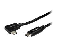 StarTech.com Câble de Charge USB-C de 1m, Coudé à Droite, Charge et Synchronisation, 60W (3A) PD, Câble de Charge USB 2.0 pour Ordinateur Portable - Cordon de Charge USB C