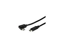 StarTech.com Câble de Charge USB-C de 1m, Coudé à Droite, Charge et Synchronisation, 60W (3A) PD, Câble de Charge USB 2.0 pour Ordinateur Portable - Cordon de Charge USB C