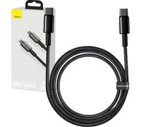 Cable Baseus Tungsten Gold USB type C 100W M/M 2m (Noir)
