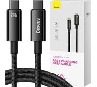 Câble Usb-C Do Usb-C Baseus Tungsten Gold 240W 2 M (Czarny)