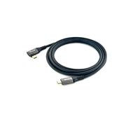 Equip Câble USB-C 128891 - USB 2.0 C vers C coudé 90° 1 m 100 W (5 A) 480 Mbps Noir