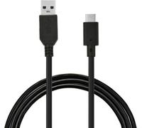 Câble USB C ESSENTIELB Câble vers USB 2M Noir compatible iPhone 17 16 15 Pro Max, Samsung Galaxy S25 S24 Ultra