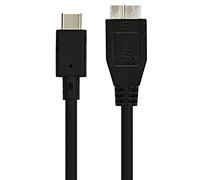 Essentielb - Câble Usb C Usb-C Vers Micro Usb 3.0 1m Noir