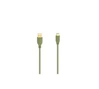 Hama Câble USB-C Flexi-Slim – USB 2.0 480 Mbit/s – Turtle Green – 0,75 m