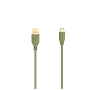 Câble USB-C Flexi-Slim, USB 2.0, 480 Mbit/s, vert, 0,75 m