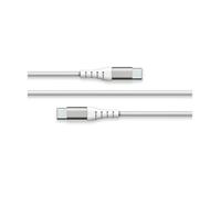 Force Power Lite - Câble USB - 24 pin USB-C (M) pour 24 pin USB-C (M) - 3 A - 2 m - USB Power Delivery (60W), câble renforcé - blanc
