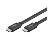 Goobay Câble USB-C 66509 – USB 3.0, C vers C, 3 m, noir
