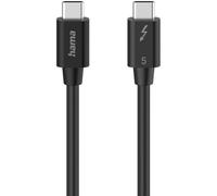 Hama Câble USB-C Thunderbolt 5 80 Gbit/s 5 A 240 W 1 m Noir