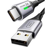 INIU Câble USB C, Cable USB C [2m/3.1A] Charge Rapide, Nylon QC 3.0 Câble Chargeur Type C pour Samsung Galaxy S22 S21 S20 S10 S9 A70 A12 Switch PS5 Huawei P30 iPad Pro Google Pixel Xiaomi Sony Xperia