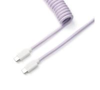 Keychron Coiled Aviator Cable Câble spirale pour clavier mécanique Violet clair Droit