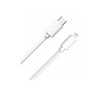 Câble USB C/Lightning 1m - 3A WOW Blanc