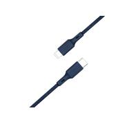 Câble USB-C / Lightning 2m 2.4A Charge et Synchronisation 12W Bleu