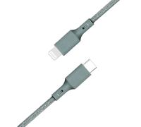Just Green Câble USB-C vers Lightning 2 m 2,4 A 12 W Charge et synchronisation Vert