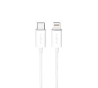 Câble USB-C - Lightning pour iPhone en TPE 20 W, 3 m, blanc