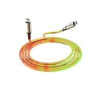 Câble USB-C lumineux 1,2m pour charge rapide 60W et transfert 480 Mbps CYGNETT Multicolore