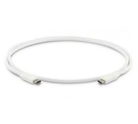 Câble usb-c (m) vers usb-c (m), gen 2 (10g), 20v 5a/100w, dp altmode, usb si certifié, 1 m, blanc