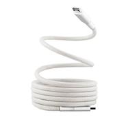 Câble USB-C Magnétique - T NB - 1,5m - Blanc - Connecteur M/M - Longueur 1,5m