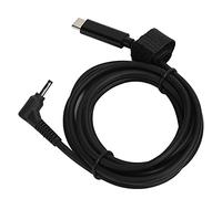 Câble USB C Mâle à Angle Droit DC 3.0x1.1mm, Adaptateur d'Alimentation PD 65W 3A, 1.5m, Noir, pour Ordinateur Portable