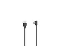 Hama Câble USB-C mâle USB-C - mâle USB-A 90° USB 2.0 480 Mbit/s 0,75 m