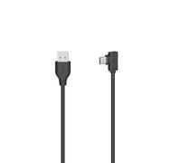 Hama Câble USB-C, mâle USB-C - mâle USB-A, 90°, USB 2.0, 480 Mbit/s, 0,75m