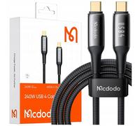 Câble USB-C MCDODO à charge rapide Thunderbolt 4, 40 Gbit/s, 240 W, 1 m
