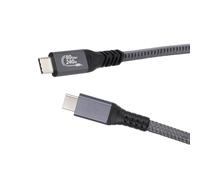 Câble USB-C Multifonction de 1m, Charge Rapide USB4 240W PD Transfert de Données Haut Débit 80 Gbit/s Écran 4K 144Hz pour MacBook Pro iPhone iPad Lenovo SSD Samsung et Station d'Accueil