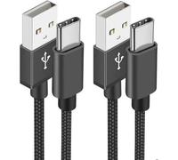Câble USB C - NON - 1M - Charge Rapide 3A - Lot de 2 - Compatible Samsung et MacBook