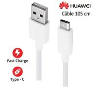 Câble USB-C Original 102 cm Pour HUAWEI P20 Pro - P20 Lite - P20 - P10+ - P10 - P9 Plus - P9