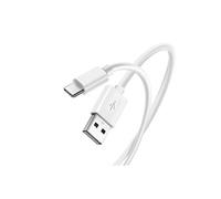 Câble USB-C Original Charge Rapide 3A et Sécurisée Blanc