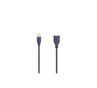 Câble USB-C-OTG Flexi-Slim, USB 2.0, 480 Mbit/s, Blue Depths, 0,15 m