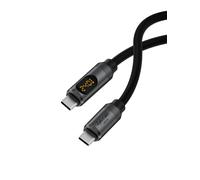 Cable Usb C, Pantalla Led De Silicona De 240 W, Cable De Carga Rápida Con Transferencia De Datos De 480 Mbps, Cargador Rápido Tipo C Para Iphone 15/15 Pro Max, Ipad, Macbook Pro Air (Plateado,