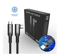 Câble USB-C PD100W de 5 m pour Meta Quest Link / Oculus Link - compatible avec Meta Quest 3, 2, Pro et PICO 4