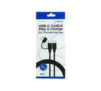 FR-TEC Câble USB-C Play & Charge FT0042 – 3 m – Compatible PS5 – Transfert de données