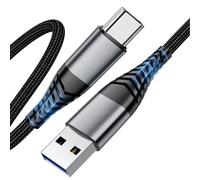 Câble USB C pour iPhone 15/16 Carplay Câble de charge pour iPhone 16, 16 Pro Max, Plus, 16E (SE4), 15/15 Pro Max/Plus, AirPods Pro (2ème génération)/4/Max 2/iPad, USB A vers type C Car Cable pour