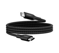 BOOST CHARGE - Câble USB - 24 pin USB-C (M) pour 24 pin USB-C (M) - USB 2.0 - 1 m - jusqu'à 240 W de puissance - noir